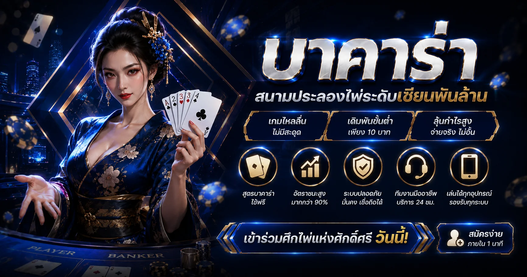 บาคาร่าออนไลน์ UFA432 ถ่ายทอดสดจากค่ายคาสิโนชั้นนำ